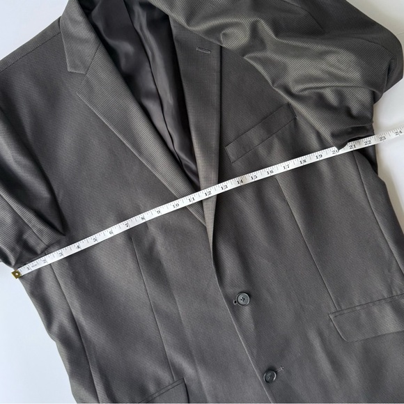 Kenneth Cole New York Two Button Micro-Houndstooth Check 44L Sportcoat - Picture 7 of 16